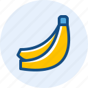 banana, drink, food