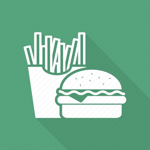 Burger, french, french fries, fries, fries and burger icon - Download on Iconfinder