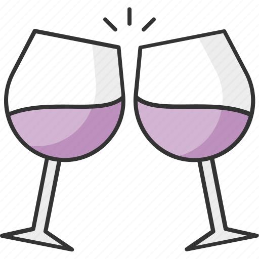 Celebration, cheers, glass, wine icon - Download on Iconfinder