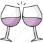celebration, cheers, glass, wine 