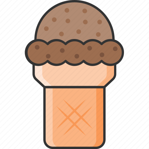 Cone, cream, ice, dessert icon - Download on Iconfinder
