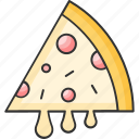 cheese, italian, pizza, slice