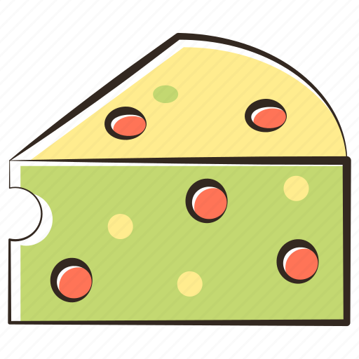 Cheese, cheesy, dairy, emmental, food, product, swiss icon - Download on Iconfinder