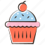 cake, cupcake, dessert, muffin, sweet, treat 