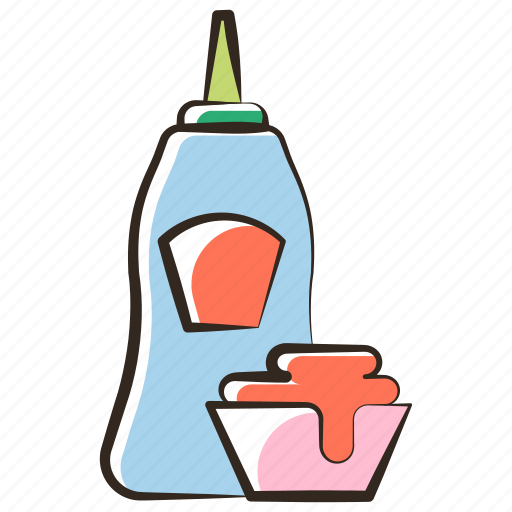 Food, ketchup, mayonnaise, sauce, seasoning icon - Download on Iconfinder