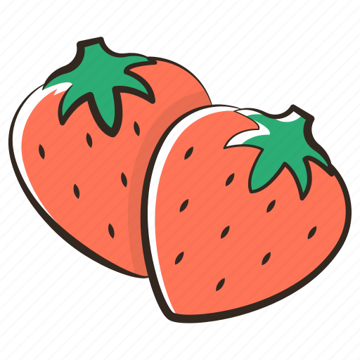 Food, fresh fruit, fresh strawberry, fruit, strawberries, strawberry icon - Download on Iconfinder