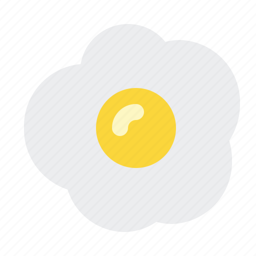 Egg, sunny side up, eggs, food icon - Download on Iconfinder