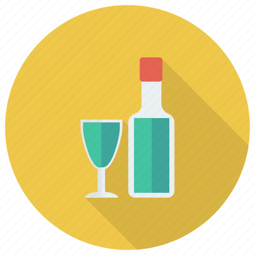 Alcohol, bar, bottle, champagne, drink, glass, wine icon - Download on Iconfinder
