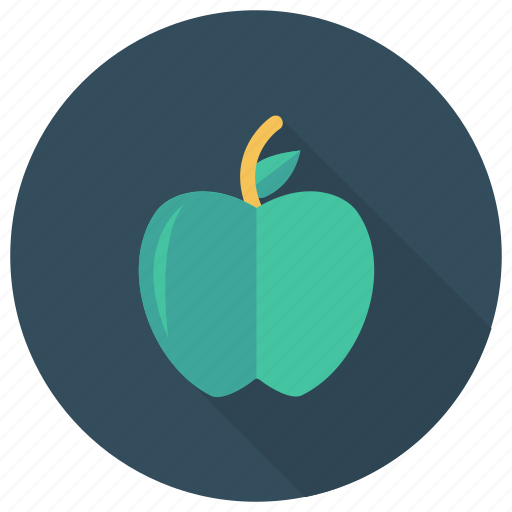 Apple, food, fresh, fruit, green, red, sweet icon - Download on Iconfinder