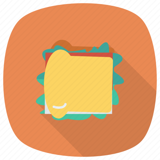Bread, cheese, fast, food, lunch, restaurant, sandwich icon - Download on Iconfinder