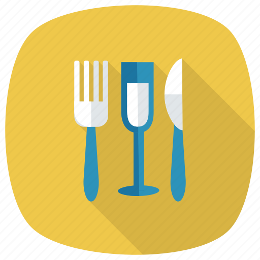 Drink, fork, glass, juice, knife, orange, wine icon - Download on Iconfinder