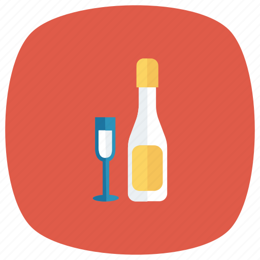 Alcohol, bottle, celebrate, drink, glass, romantic, wine icon - Download on Iconfinder