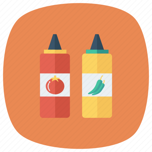 Bottle, chili, ketchup, red, sauce, taste, tomato icon - Download on Iconfinder