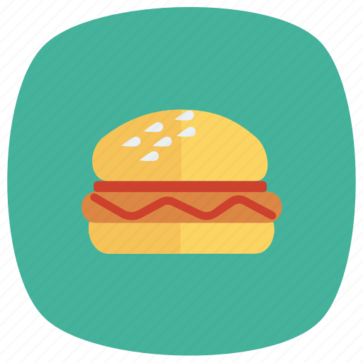 Burger, cheeseburger, cooked, fastfood, food, hamburger, meal icon - Download on Iconfinder