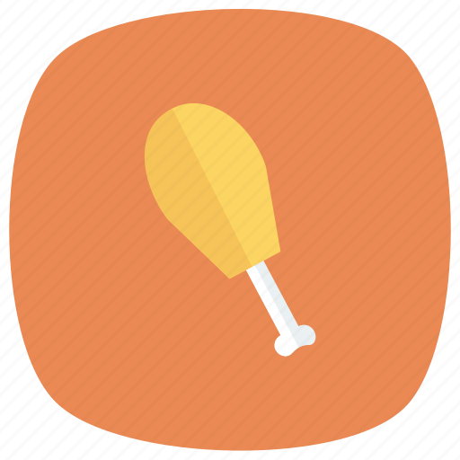 Chicken, drumstick, food, leg, meals, poultry, stick icon - Download on Iconfinder