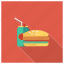 burger, cheeseburger, coke, drink, fastfood, food, hamburger 