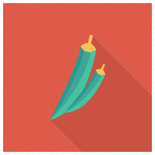 Bhindi, finger, food, ladies, ochro, okra, vegetable icon - Download on Iconfinder