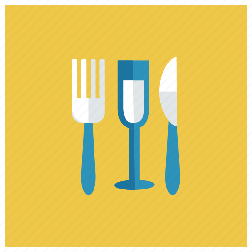 Drink, fork, glass, juice, knife, orange, wine icon - Download on Iconfinder