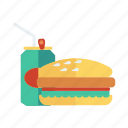 burger, cheeseburger, coke, drink, fastfood, food, hamburger