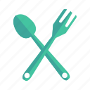 cooking, crossspoon, food, fork, kitchen, spoon, utensil