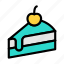 cake, pastry, slice, food, bakery 