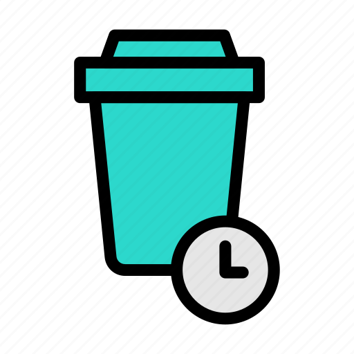 Drink, beverage, juice, time, schedule icon - Download on Iconfinder