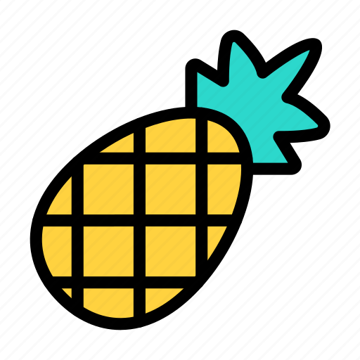 Pineapple, fruit, food, nutrition, healthy icon - Download on Iconfinder