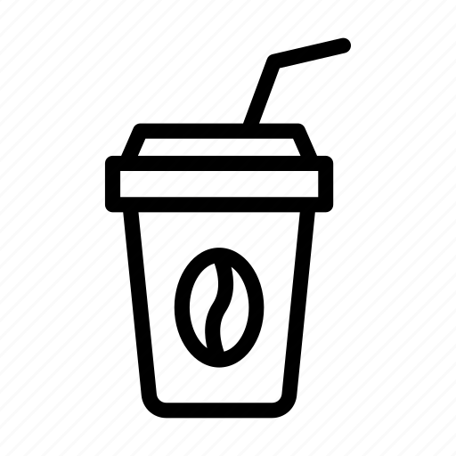 Coffee, drink, beverage, straw, juice icon - Download on Iconfinder