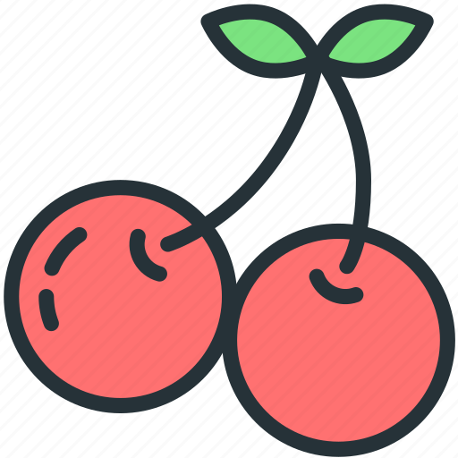 Cherry, food icon - Download on Iconfinder on Iconfinder
