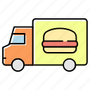 burger delivery, food, food delivery, food transport, healthy, transportation