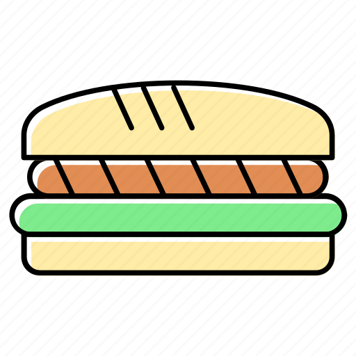 Bakery, bread, burger, cheeseburger, fast food, food, hamburger icon - Download on Iconfinder