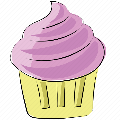Bakery food, cake, cupcake, dessert, fairy cake, muffin icon - Download on Iconfinder