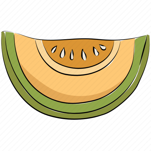 Fruit, healthy diet, melon, melon slice, nutrition, organic icon - Download on Iconfinder