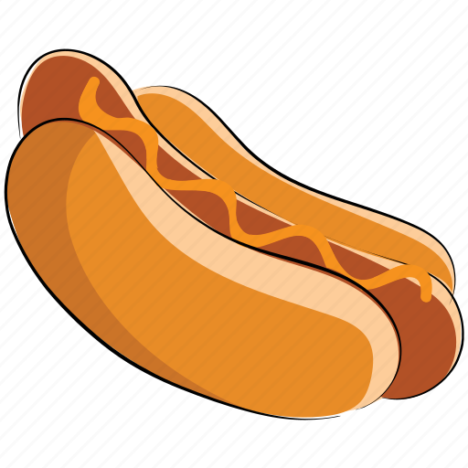 Barbecue, fast food, hot dog, hotdog sandwich, junk food, sausage icon - Download on Iconfinder