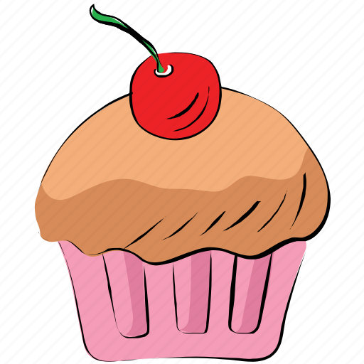 Bakery food, cake, cupcake, dessert, fairy cake, muffin icon - Download on Iconfinder