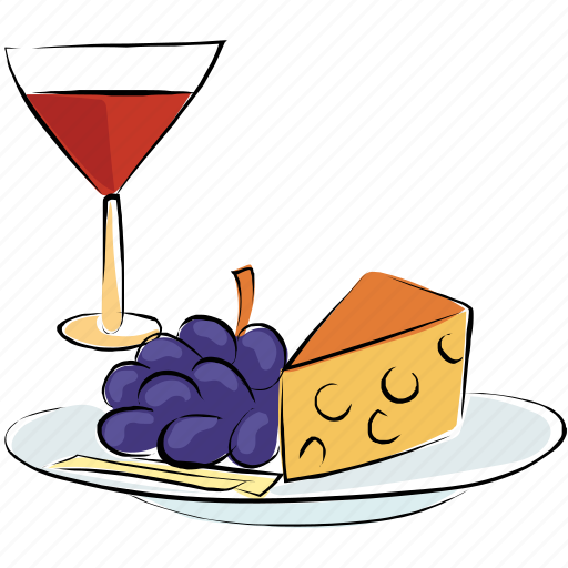 Alcohol, cheese, drink, food, fruit, healthy food, wine icon - Download on Iconfinder