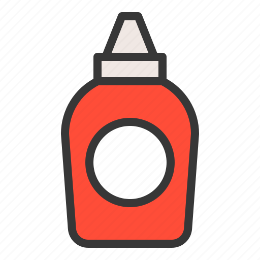 Bottle, container, food, food package, ketchup bottle, sauce bottle icon - Download on Iconfinder