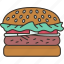 burger, food, meal, menu, delicious 