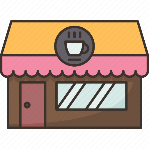 Coffee, shop, caf, restaurant, storefront icon - Download on Iconfinder