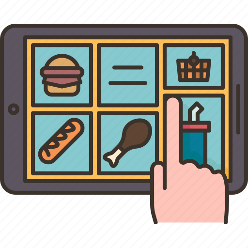 Online, order, select, menu, food icon - Download on Iconfinder