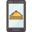 smartphone, application, food, order, online 