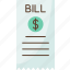 bill, invoice, receipt, payment, price 