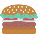 burger, food, meal, menu, delicious