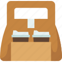 food, pack, coffee, delivery, container
