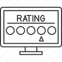 rating, review, feedback, satisfaction, ranking