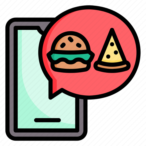 App, smartphone, mobile, food, order, online, delivery icon - Download on Iconfinder
