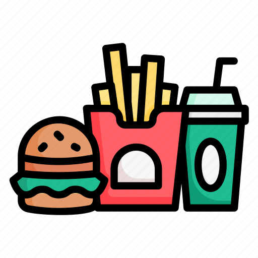 Fast, food, burger, drink, cup, soda, soft icon - Download on Iconfinder
