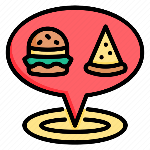 Store, navigation, pin, food, restaurant, location, place icon - Download on Iconfinder