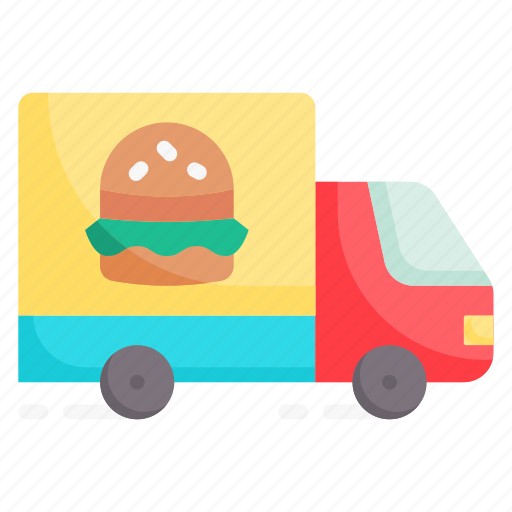 Delivery, food, truck, restaurant, meal, service, order icon - Download on Iconfinder