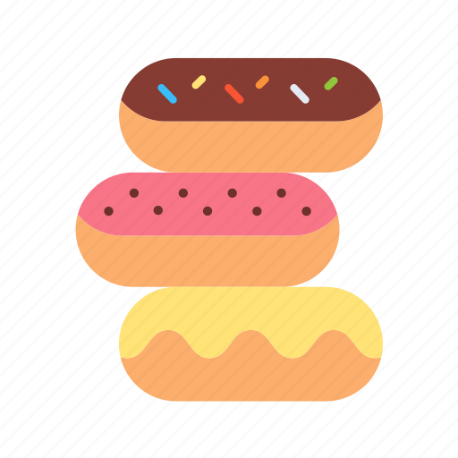 Donuts, desserts, sweet, bakery, pastry, frosting, sweet snack icon - Download on Iconfinder